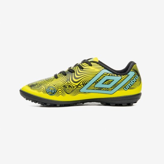 Chuteira Society Umbro Orbit Infantil [Cor: Amarelo E Preto - Tamanho: 31]